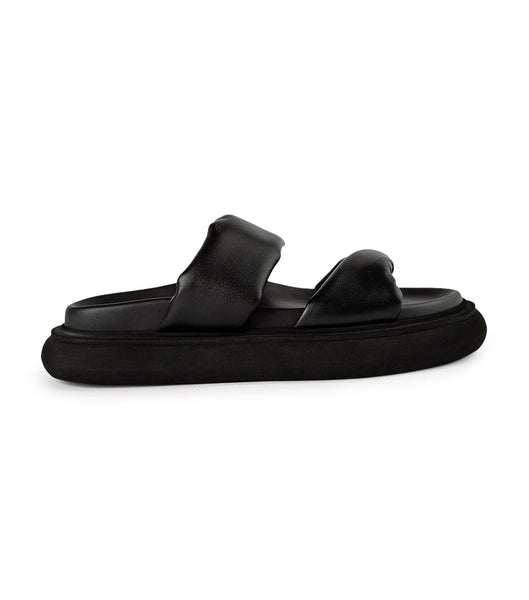 Tony Bianco June Black Nappa 3cm Fotsenger Svarte | XNOBH13677