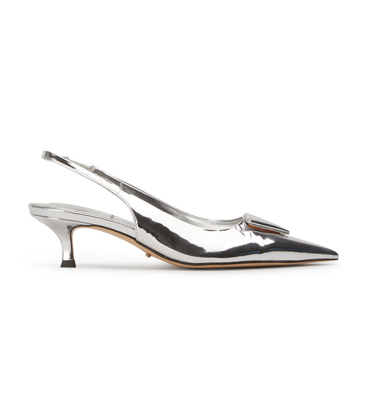 Tony Bianco Kimmy Silver Shine 4.5cm Court Sko Sølv | GNOUC78951