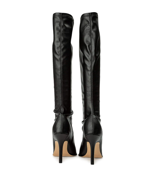 Tony Bianco Knight Black Venezia 9.5cm Mid Calf Boots Svarte | BNOSD93189