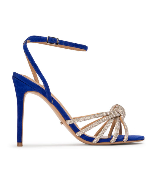 Tony Bianco Kyla Azure Semsket Skinn 11cm Strappy hæler Blå | YNOGT93163