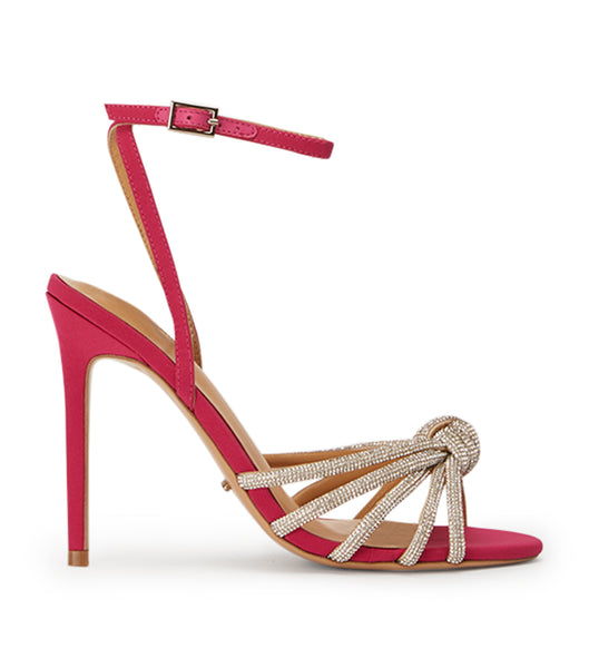 Tony Bianco Kyla Persian Crepe 11cm Stiletthæler Rosa | NOCIF35245