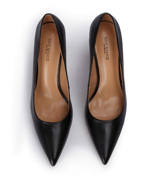 Tony Bianco Kysaia Black Como 9.5cm Court Sko Svarte | ZNONQ28688