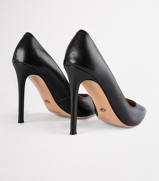 Tony Bianco Lotus Black Como 10.3cm Court Sko Svarte | ANODF13190