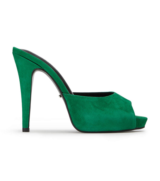 Tony Bianco Love Jade Semsket Skinn 12cm Stiletthæler Grønn | ENOHC55196