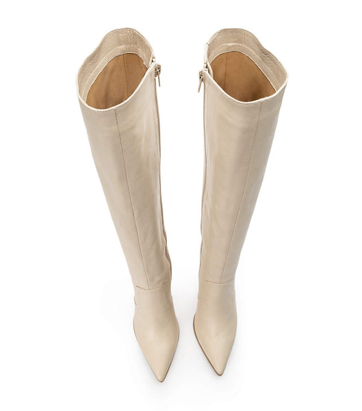 Tony Bianco Lucille Vanilla Venice 10.3cm Mid Calf Boots Lyse Gul | BNOSO56631