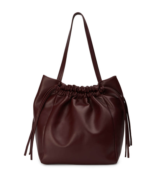 Tony Bianco Lucky Vino Lær Handbag Accessories Rød | NOZDE35829