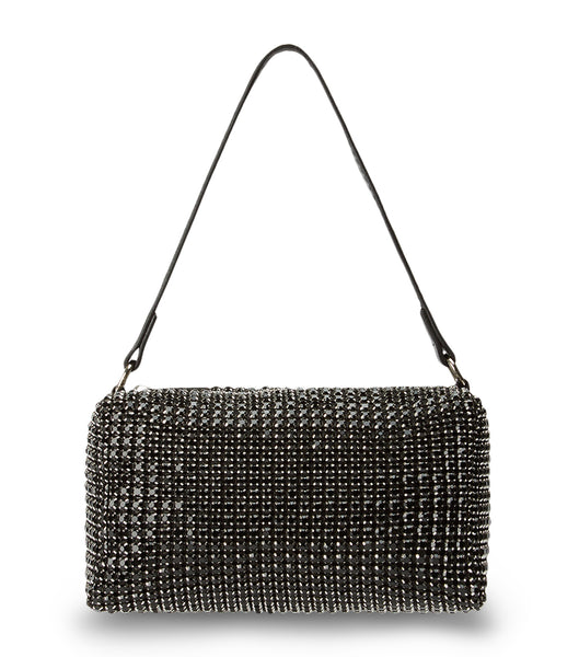 Tony Bianco Moma Black Crystal Mini Handbags Accessories Svarte | NOJKU40874