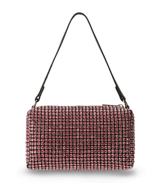 Tony Bianco Moma Pink Crystal Mini Handbags Accessories Rosa | ENOVG65612