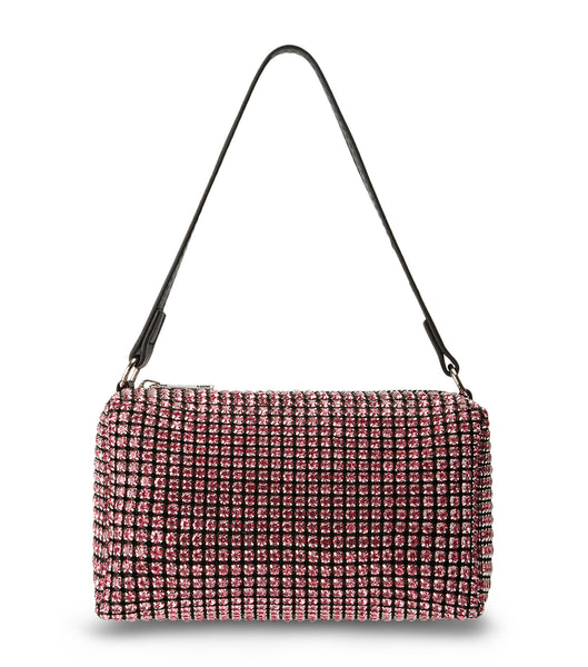 Tony Bianco Moma Pink Crystal Mini Handbags Accessories Rosa | ENOVG65612