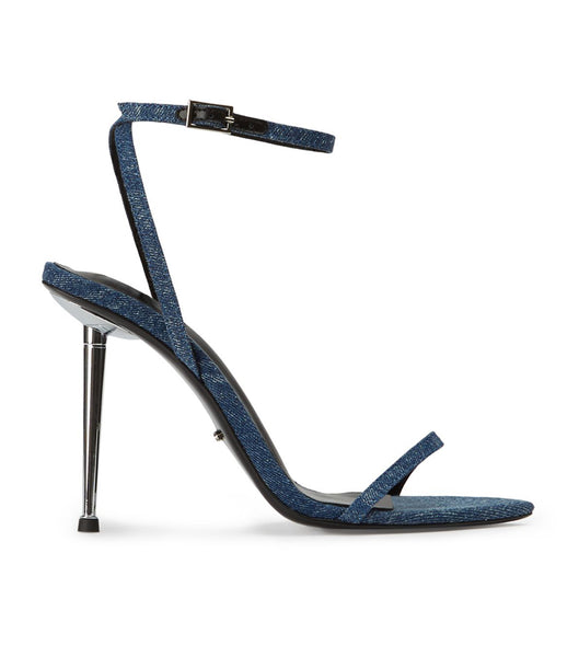 Tony Bianco Myra Blue Denim 10.5cm Stiletthæler Blå | NONZX22322