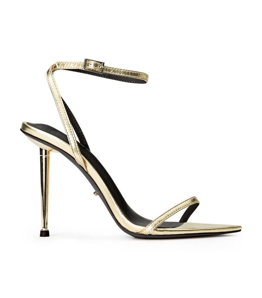 Tony Bianco Myra Gold Nappa Metallic 10.5cm Brude hæler Gull Metal | NONEJ42816