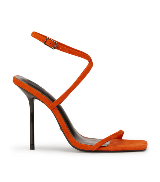 Tony Bianco Naxos Aperol Semsket Skinn 10.5cm Strappy hæler Oransje | SNOVO32802