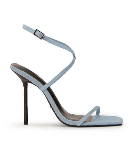 Tony Bianco Naxos Sky Semsket Skinn 10.5cm Stiletthæler Blå | YNOGT30590