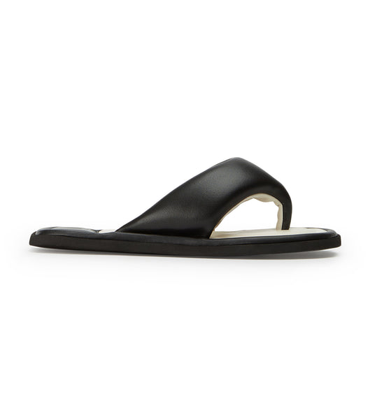 Tony Bianco Nikki Black Nappa Badesandaler Svarte | XNOGW11902