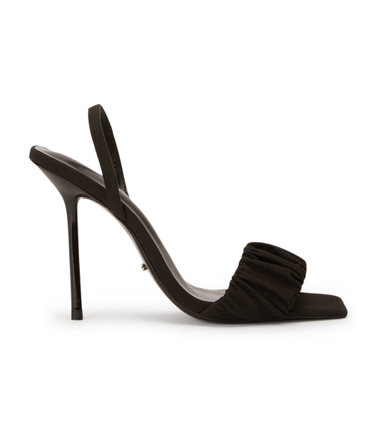 Tony Bianco Nixon Black Crepe 10.5cm Stiletthæler Svarte | LNOTR42616