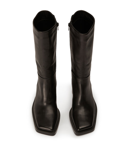 Tony Bianco Prestige Black Como 8cm Mid Calf Boots Svarte | PNOQX25999