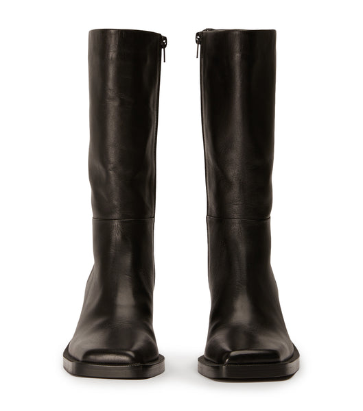 Tony Bianco Prestige Black Como 8cm Mid Calf Boots Svarte | PNOQX25999