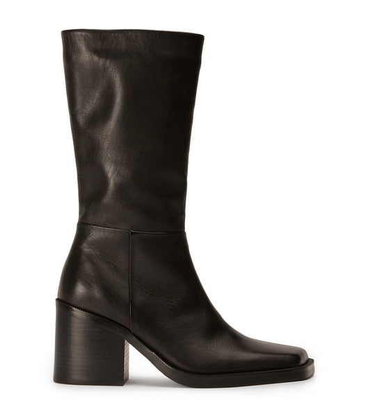 Tony Bianco Prestige Black Como 8cm Mid Calf Boots Svarte | PNOQX25999