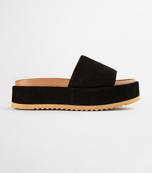 Tony Bianco Rio Black Phoenix 6cm Flate Sandaler Svarte Rød | FNOUI69544