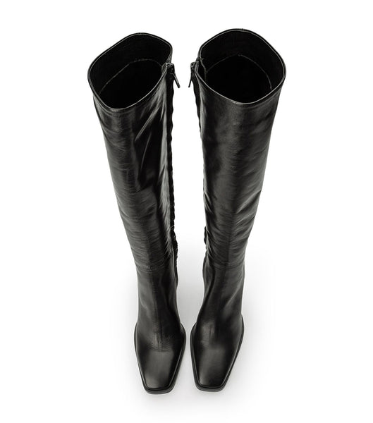 Tony Bianco Rylee Black Venice 8.5cm Mid Calf Boots Svarte | NOEAH90631