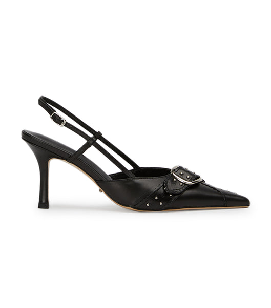 Tony Bianco Sadie Black Como 8cm Eventhæler Svarte | TNOWZ26103