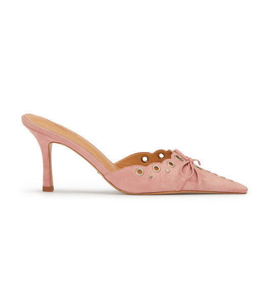 Tony Bianco Shae Blossom Semsket Skinn 8cm Court Sko Rosa | NODYB93216