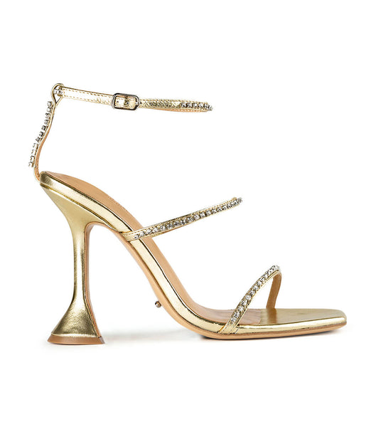 Tony Bianco Shy Gold Nappa Metallic 10.5cm Stiletthæler Gull Metal | LNOTR28240