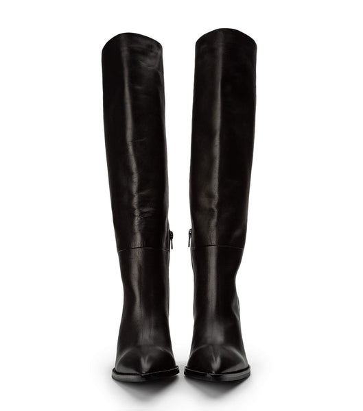 Tony Bianco Skyla Black Como 9cm Mid Calf Boots Svarte | NOEAH84561