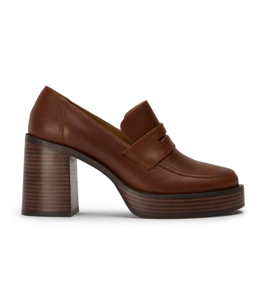 Tony Bianco Taranto Cognac 9cm Platform Sko Brune | NOZPD60820