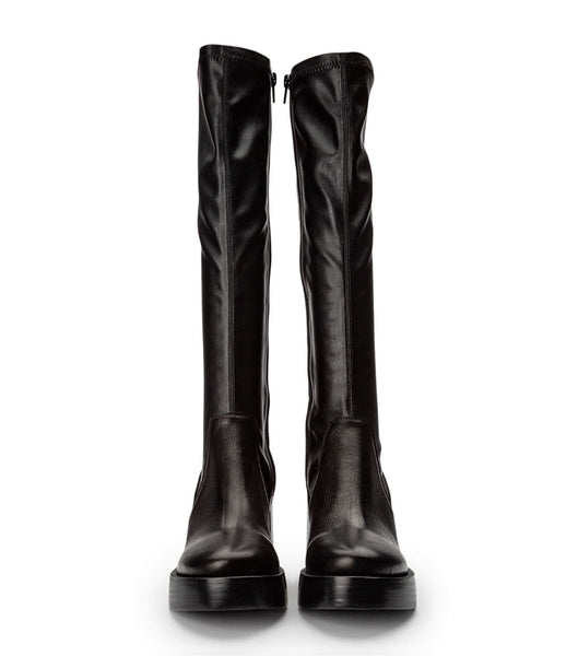 Tony Bianco Tibby Black Venice/Black Venezia 9cm Mid Calf Boots Svarte | BNOSO28957