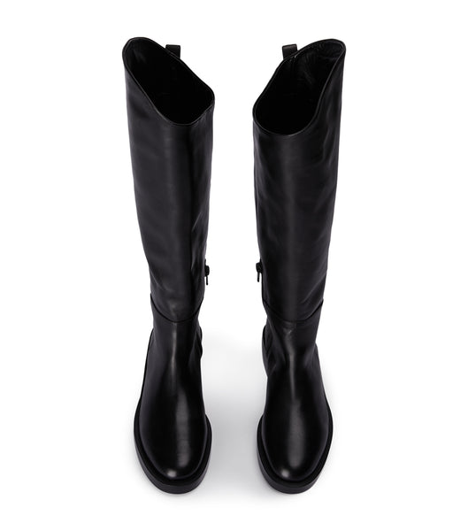 Tony Bianco Tyler Black Como 4cm Mid Calf Boots Svarte | NONEJ50099