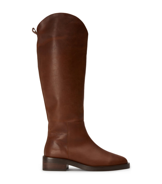 Tony Bianco Tyler Cognac 4cm Mid Calf Boots Brune | NOEAH14825