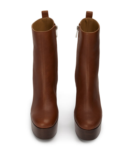 Tony Bianco Tyra Cognac 12cm Ankelstøvletter Brune | DNOVO14155