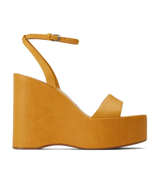 Tony Bianco Vesna Cantelope Antiq 13cm Wedge Gul | NOEAH80136