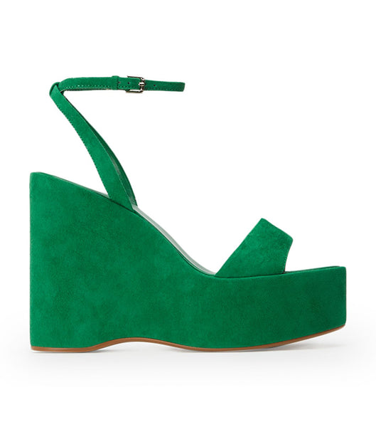 Tony Bianco Vesna Jade Semsket Skinn 13cm Platform Sko Grønn | NOIIZ47666