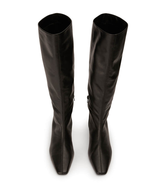 Tony Bianco Vixon Black Venice 5cm Mid Calf Boots Svarte | NOJBT14156