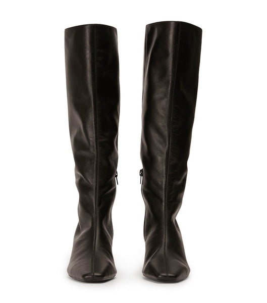 Tony Bianco Vixon Black Venice 5cm Mid Calf Boots Svarte | NOJBT14156