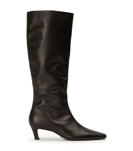 Tony Bianco Vixon Black Venice 5cm Mid Calf Boots Svarte | NOJBT14156