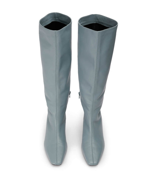 Tony Bianco Vixon Steel Nappa 5cm Mid Calf Boots Grå | DNOKV13899