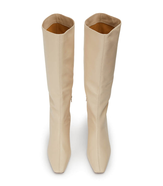 Tony Bianco Vixon Vanilla Nappa 5cm Mid Calf Boots Lyse Gul | LNOTR28718