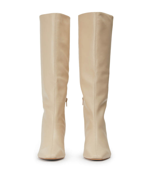 Tony Bianco Vixon Vanilla Nappa 5cm Mid Calf Boots Lyse Gul | LNOTR28718