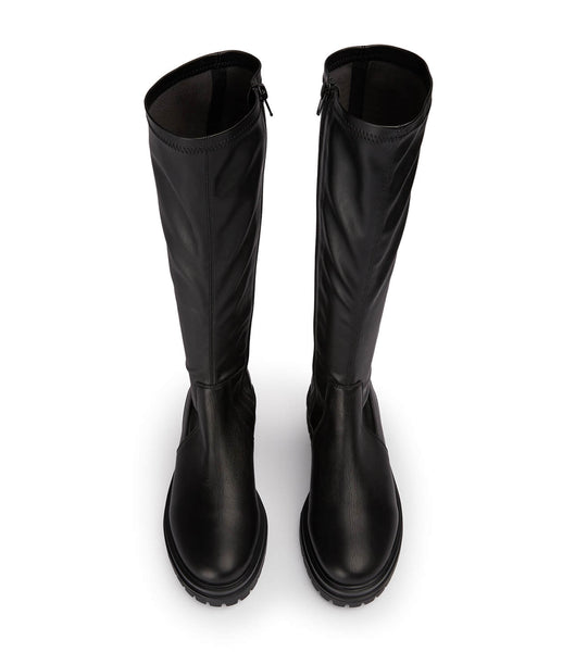 Tony Bianco Waze Black Venice/Black Venezia 4.5cm Mid Calf Boots Svarte | XNOGW64425