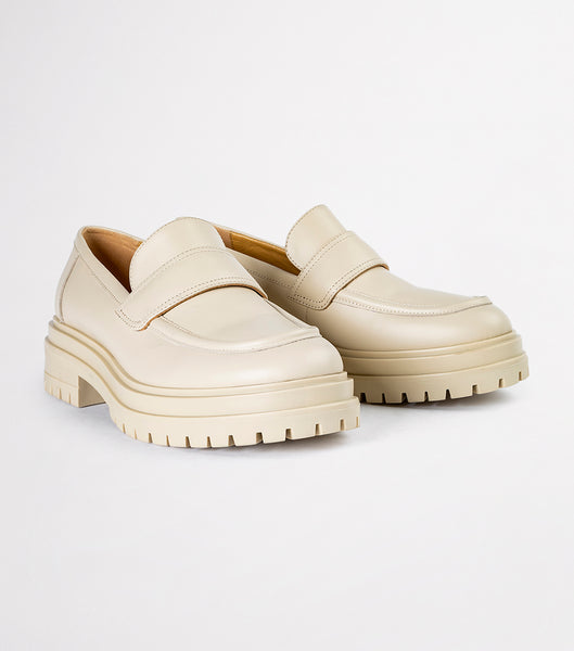 Tony Bianco Wiz Vanilla Capretto 4.5cm Loafers Lyse Gul | NOEAH14984