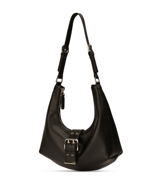 Tony Bianco Zali Black Lær Shoulder Bag Accessories Svarte | NOJVR85422