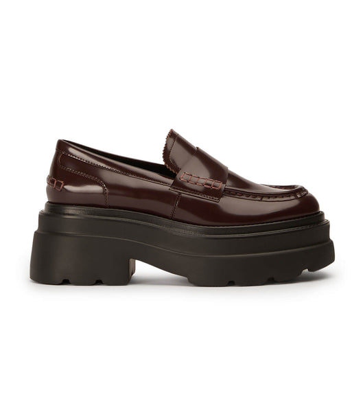 Tony Bianco Zomp Vino Hi Shine 7.5cm Loafers Brune | BNOSD51635