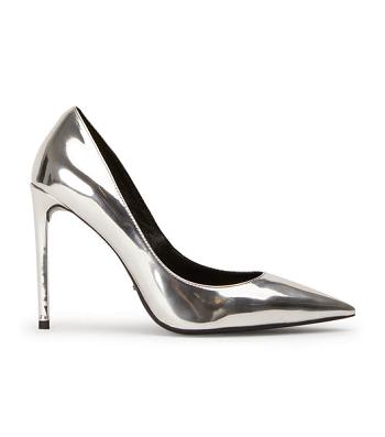 Tony Bianco Anja Silver Shine 10.5cm Eventhæler Sølv | NODYB27188