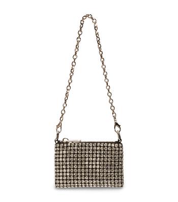 Tony Bianco Arabelle Clear Crystal Mini Handbags Accessories Sølv | DNOVO76264