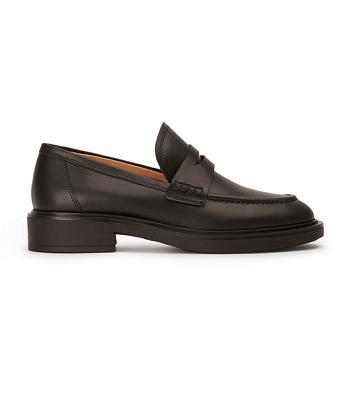 Tony Bianco Cherish Black Turin 4.5cm Loafers Svarte | TNOWZ79278