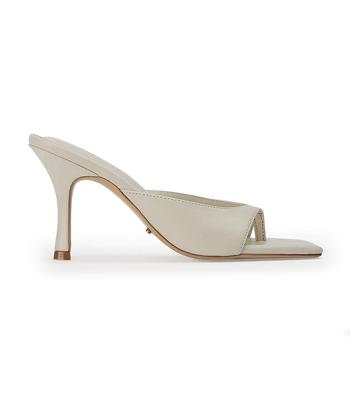 Tony Bianco Crystle Dove Nappa 8.5cm Lave hæler Hvite | NOEAH49844