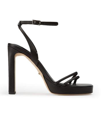 Tony Bianco Dandy Black Como 11.5cm Strappy hæler Svarte | NOJVR10646